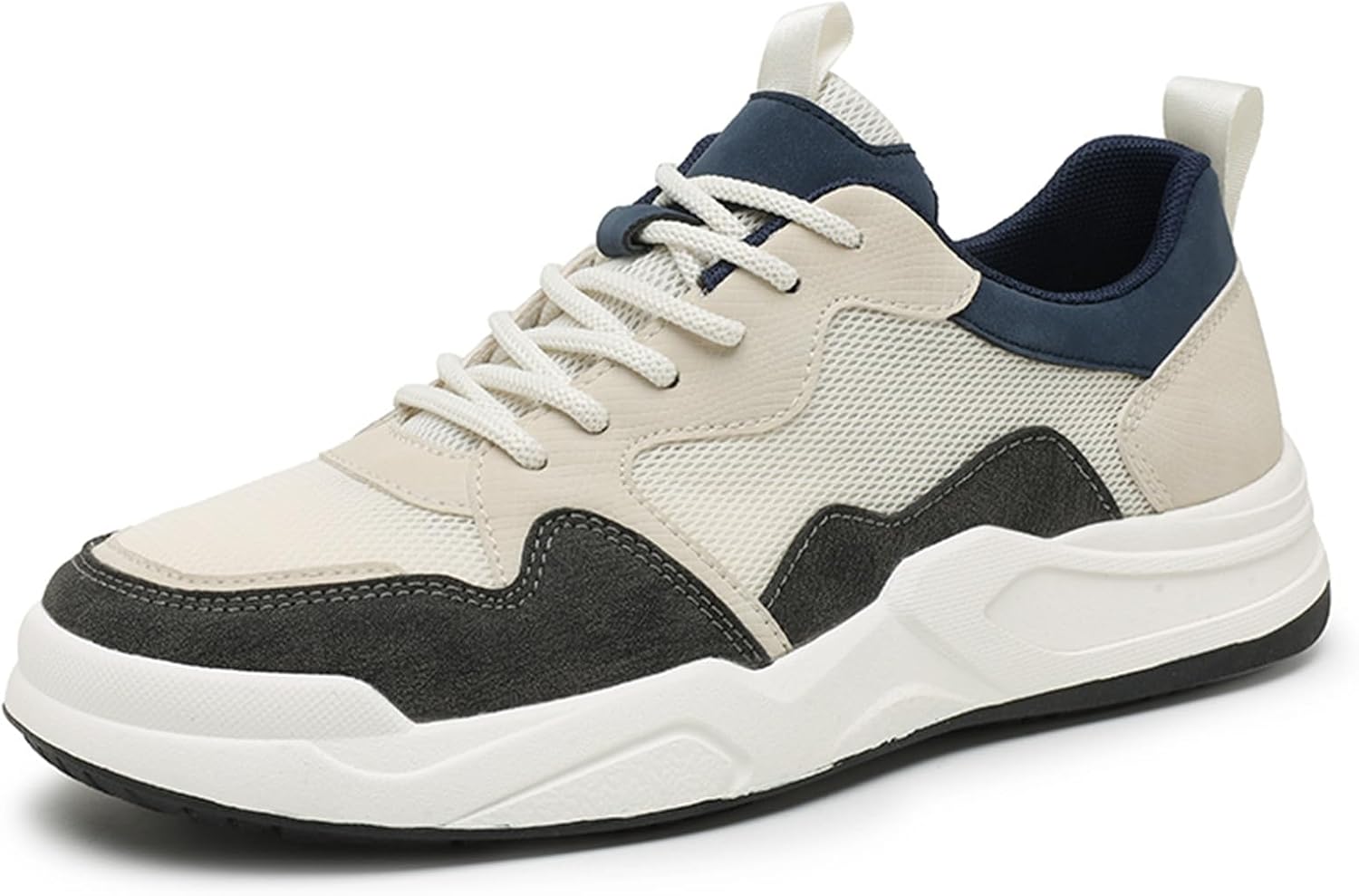 Мужские модные кроссовки с дышащей сеткой и кожей, на шнуровке, с платформой, легкие, с нескользящей подошвой, с круглым носком, для прогулок, путешествий на улице, вождения, спорта и бега Houdbdol, синий
Мужские модные кроссовки с дышащей сеткой и кожей, на шнуровке, с платформой, легкие, с нескользящей подошвой, с круглым носком, для прогулок, путешествий на улице, вождения, спорта и бега Houdbdol, синий