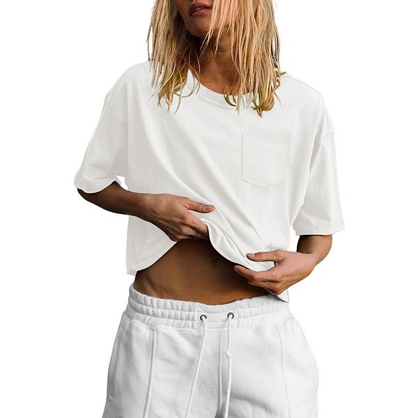 Женская футболка с коротким рукавом и круглым вырезом Yesfashion, White, Белый, Женская футболка с коротким рукавом и круглым вырезом Yesfashion, White
Женская футболка с коротким рукавом и круглым вырезом Yesfashion, White, Белый, Женская футболка с коротким рукавом и круглым вырезом Yesfashion, White