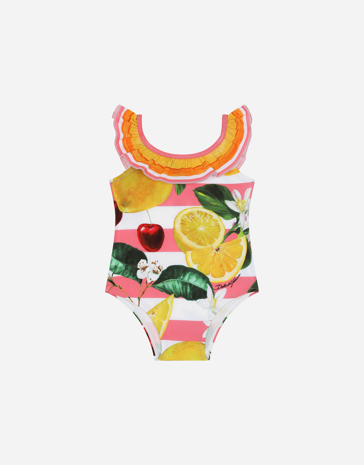 Цельный купальник из спандекса с принтом лимонов и вишен Dolce&Gabbana, мультиколор
Цельный купальник из спандекса с принтом лимонов и вишен Dolce&Gabbana, мультиколор