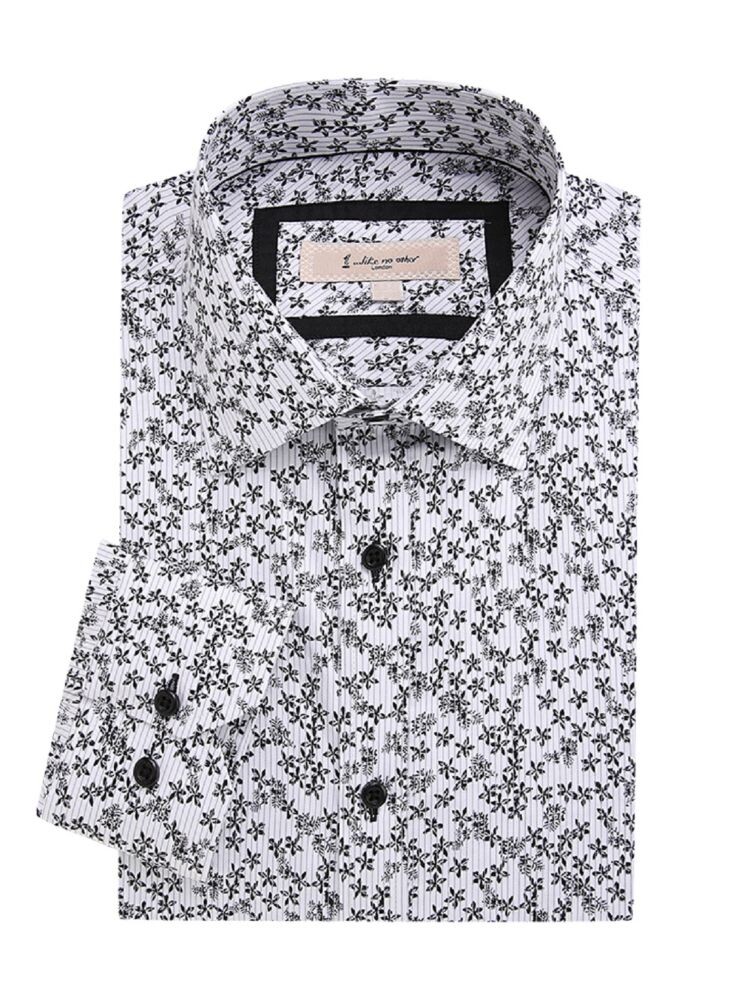 Классическая рубашка с цветочным принтом 1 Like No Other, цвет White Black
Классическая рубашка с цветочным принтом 1 Like No Other, цвет White Black