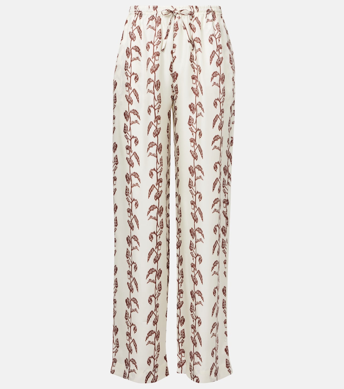 Широкие брюки из шелкового твила Aurelia Asceno, Brown Ecru Vine
Широкие брюки из шелкового твила Aurelia Asceno, Brown Ecru Vine