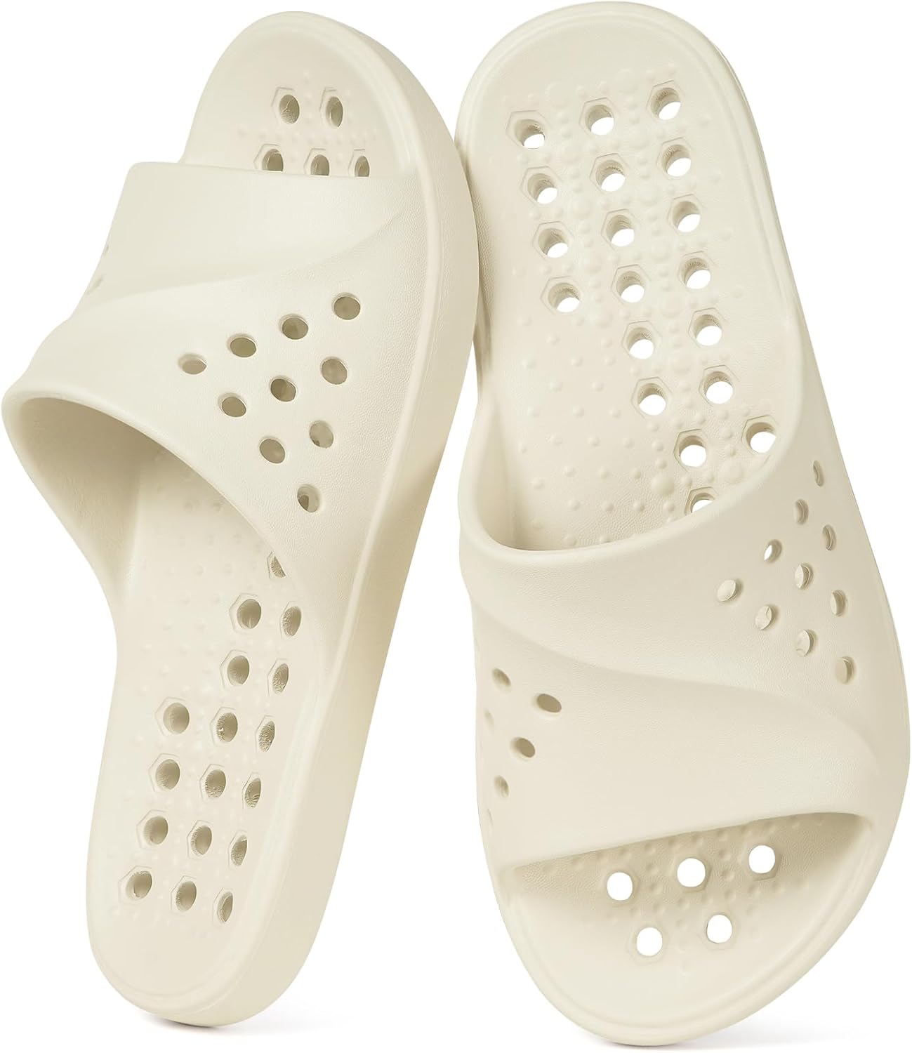 Шлепанцы для душа Gaatpot для женщин и мужчин, массажные тапочки для бассейна с поддержкой свода стопы, бежевый
Шлепанцы для душа Gaatpot для женщин и мужчин, массажные тапочки для бассейна с поддержкой свода стопы, бежевый