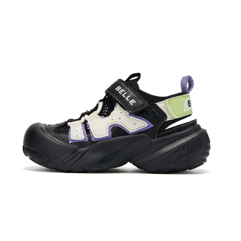 Детские сандалии с низким верхом, противоскользящие, дышащие и противоударные. BELLE, черный
Детские сандалии с низким верхом, противоскользящие, дышащие и противоударные. BELLE, черный