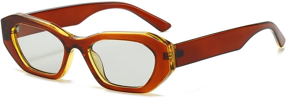 Модные маленькие солнцезащитные очки неправильной формы для женщин, защита от УФ-излучения UV400 для мужчин, трендовые солнцезащитные очки с градиентным переходом цвета WNCKSQ, Tea Light Gray
Модные маленькие солнцезащитные очки неправильной формы для женщин, защита от УФ-излучения UV400 для мужчин, трендовые солнцезащитные очки с градиентным переходом цвета WNCKSQ, Tea Light Gray