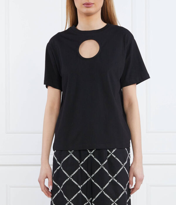 Футболка Karl Lagerfeld с принтом, черный
Футболка Karl Lagerfeld с принтом, черный