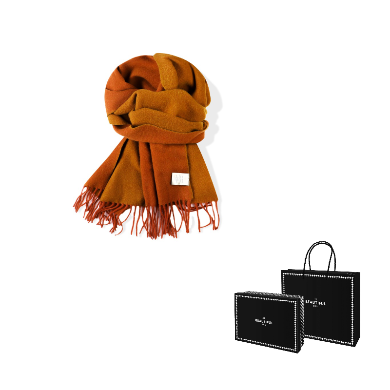 Шарф из 100% чистой шерсти вязаный Unisex ACUC, оранжевый желтый
Шарф из 100% чистой шерсти вязаный Unisex ACUC, оранжевый желтый