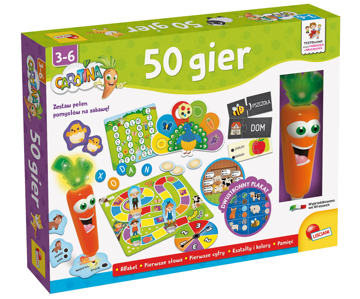 Лишани, Каротина 50 игр Carotina
Лишани, Каротина 50 игр Carotina