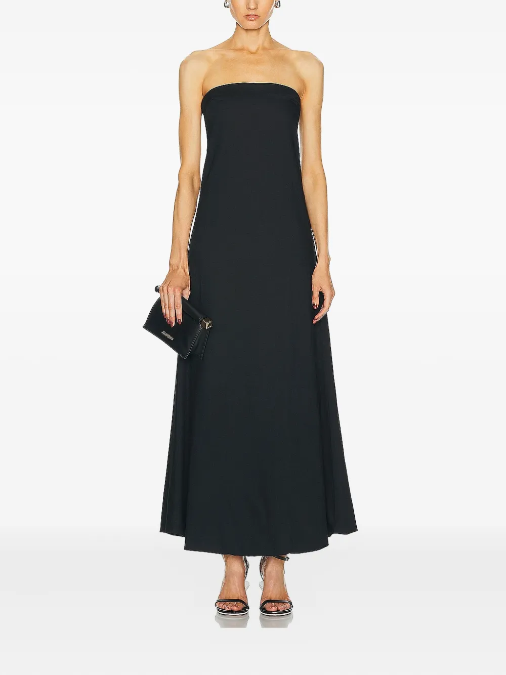 Дневное платье-бандо с колоннами AEXAE, черный
Дневное платье-бандо с колоннами AEXAE, черный