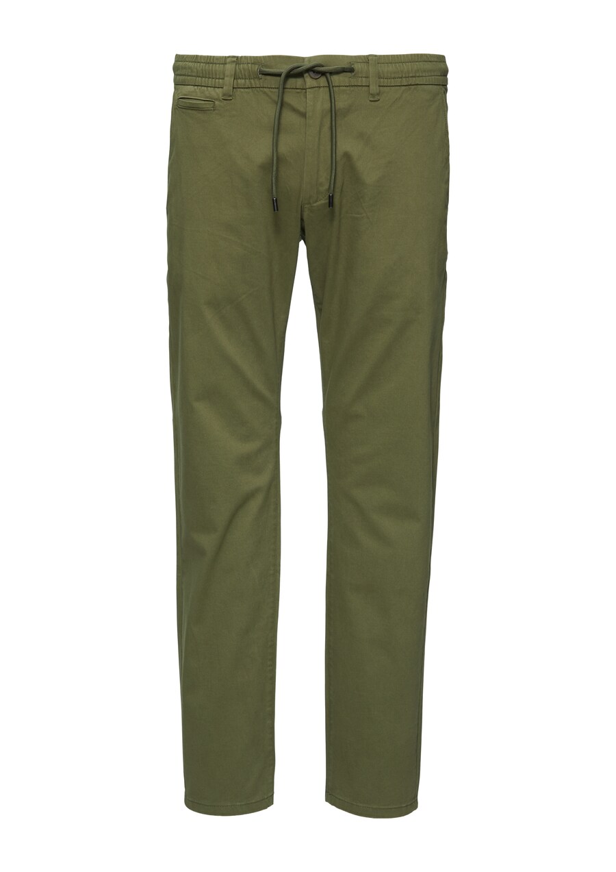 Обычные брюки- чинос s.Oliver, зеленый 
Обычные брюки- чинос s.Oliver, зеленый
