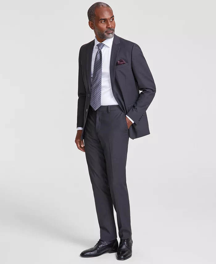 Мужской облегающий костюм в клетку Windowpane Nick Graham, красный
Мужской облегающий костюм в клетку Windowpane Nick Graham, красный