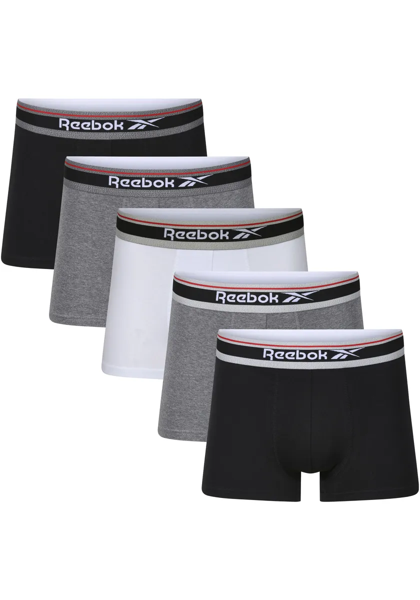 Reebok Boxer "Мужские спортивные шорты RBK JAY" (5 шт. в упаковке), черный
Reebok Boxer "Мужские спортивные шорты RBK JAY" (5 шт. в упаковке), черный
