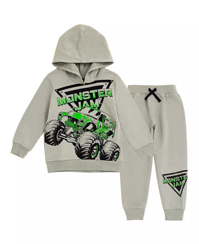 Флисовый пуловер с капюшоном и штаны для малышей Grave Digger Monster Mutt Megalodon Monster Jam, серый
Флисовый пуловер с капюшоном и штаны для малышей Grave Digger Monster Mutt Megalodon Monster Jam, серый