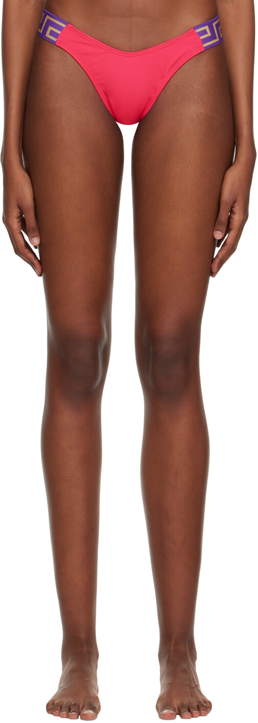 Розовый - Плавки бикини с каймой Greca (тропический) Versace Underwear
Розовый - Плавки бикини с каймой Greca (тропический) Versace Underwear