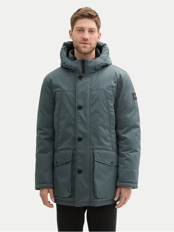 Зимняя куртка стандартного кроя Tom Tailor, синий
Зимняя куртка стандартного кроя Tom Tailor, синий