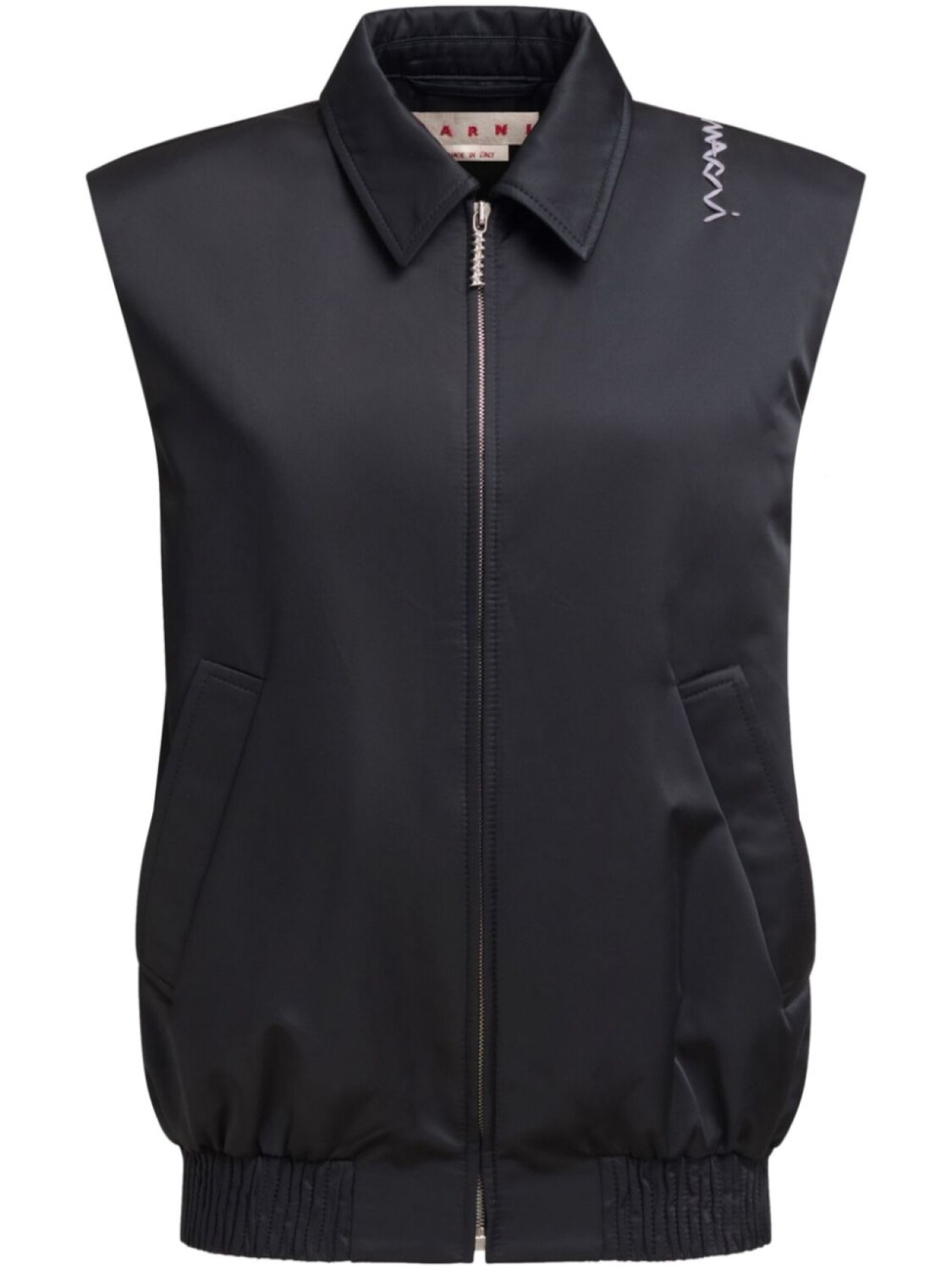 Жилет на молнии Marni, черный
Жилет на молнии Marni, черный