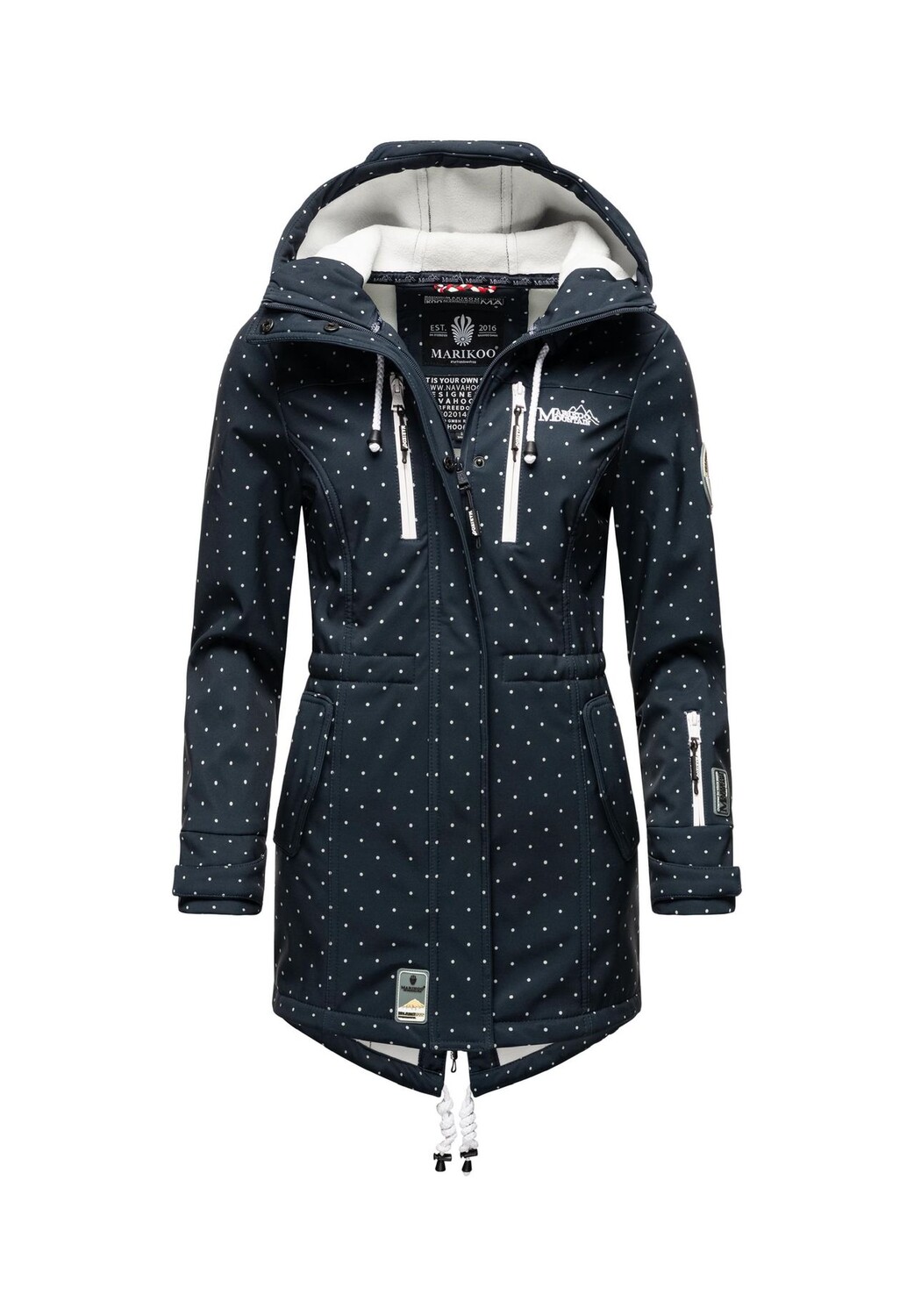 Функциональное пальто цвета коричной козы MARIKOO, цвет Navy Dots
Функциональное пальто цвета коричной козы MARIKOO, цвет Navy Dots