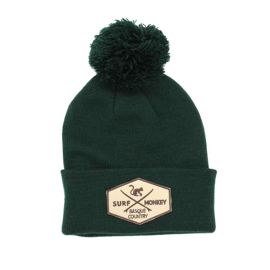 SURF MONKEY Шапка бини для мальчиков/девочек - один размер - с помпоном (зеленая)
SURF MONKEY Шапка бини для мальчиков/девочек - один размер - с помпоном (зеленая)