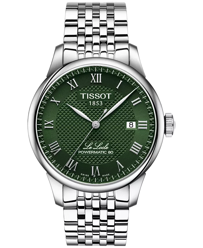 Мужские швейцарские автоматические часы Tissot Le Locle Powermatic 80 с браслетом из нержавеющей стали, 39 мм
Мужские швейцарские автоматические часы Tissot Le Locle Powermatic 80 с браслетом из нержавеющей стали, 39 мм