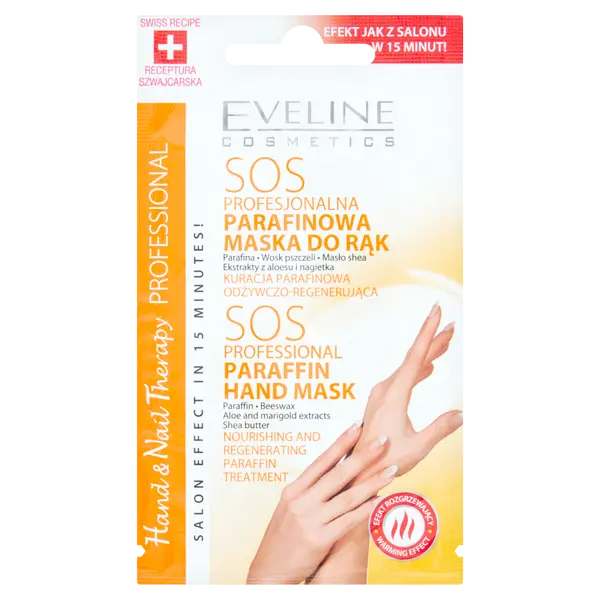 Профессиональная парафиновая маска для рук, 7 мл Eveline Cosmetics Sos
Профессиональная парафиновая маска для рук, 7 мл Eveline Cosmetics Sos