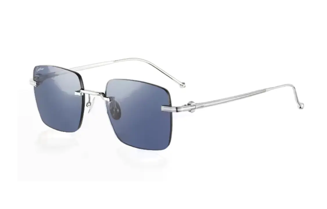 Cartier Титановая оправа для очков нестандартной формы женская серебристая, Silver
Cartier Титановая оправа для очков нестандартной формы женская серебристая, Silver