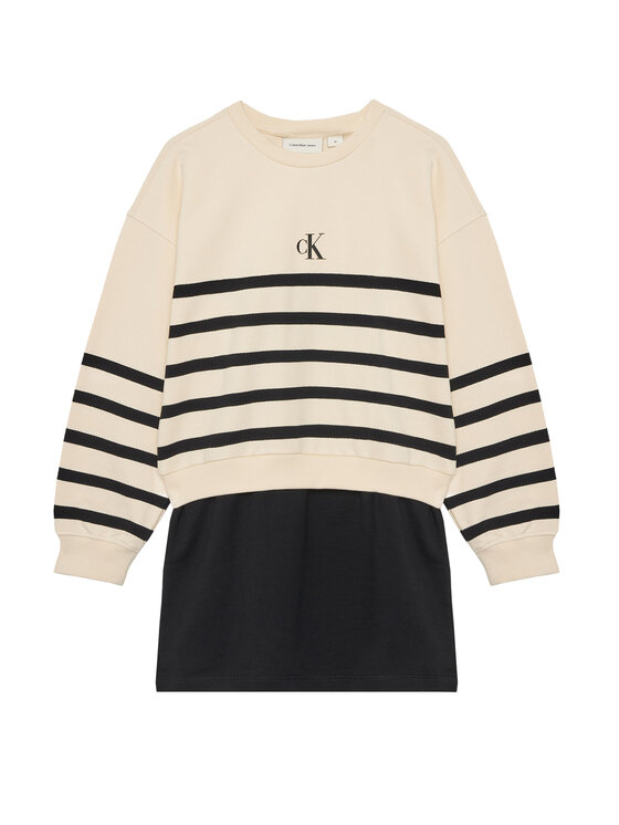 Свободный крой трикотажное платье IG0IG02963 D Calvin Klein Jeans, бежевый
Свободный крой трикотажное платье IG0IG02963 D Calvin Klein Jeans, бежевый