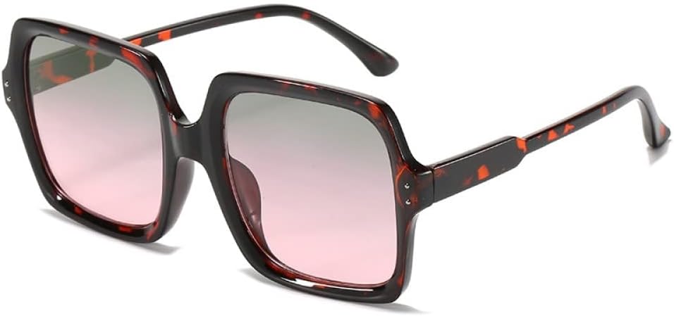 Винтажные солнцезащитные очки большого размера с градиентным переходом для женщин, защита от УФ-излучения UV400, женские солнцезащитные очки с заклепками LANGSER, Leopard Pink
Винтажные солнцезащитные очки большого размера с градиентным переходом для женщин, защита от УФ-излучения UV400, женские солнцезащитные очки с заклепками LANGSER, Leopard Pink