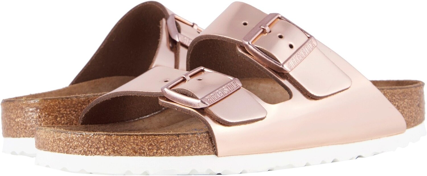 Сандалии на плоской подошве Arizona Soft Footbed - Metallic Leather Birkenstock, цвет Copper Leather
Сандалии на плоской подошве Arizona Soft Footbed - Metallic Leather Birkenstock, цвет Copper Leather