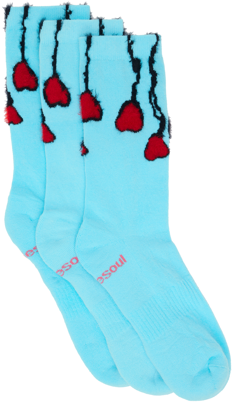 Три пары носков Gaetano Pesce DOUBLESOUL, синий
Три пары носков Gaetano Pesce DOUBLESOUL, синий