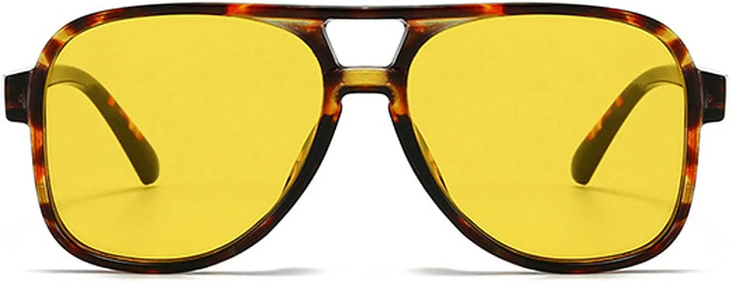 Модные женские солнцезащитные очки-пилот в стиле ретро, мужские сине-желтые, с двойной перемычкой, трендовые женские солнцезащитные очки-пилот mincl, Leopard Yellow
Модные женские солнцезащитные очки-пилот в стиле ретро, мужские сине-желтые, с двойной перемычкой, трендовые женские солнцезащитные очки-пилот mincl, Leopard Yellow