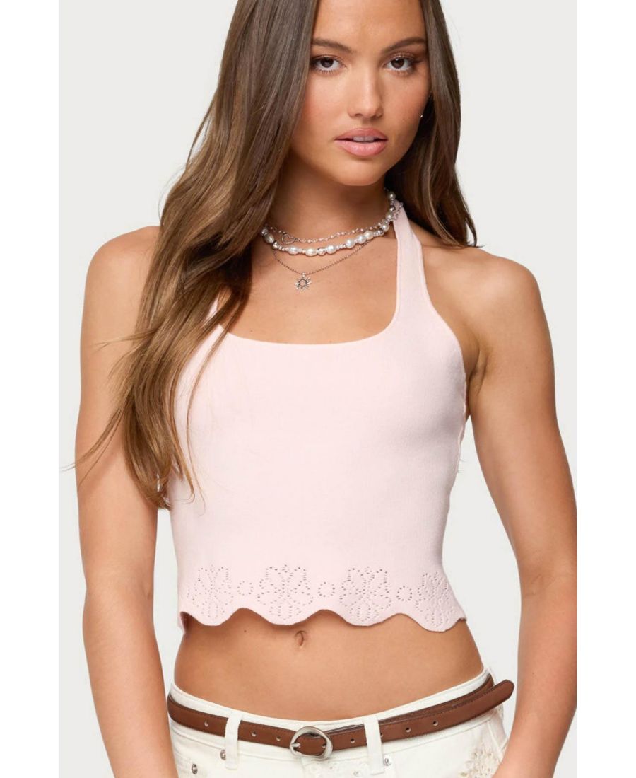 Женский топ-халтер Jazmyn с фестончатым краем Edikted, Light-pink
Женский топ-халтер Jazmyn с фестончатым краем Edikted, Light-pink