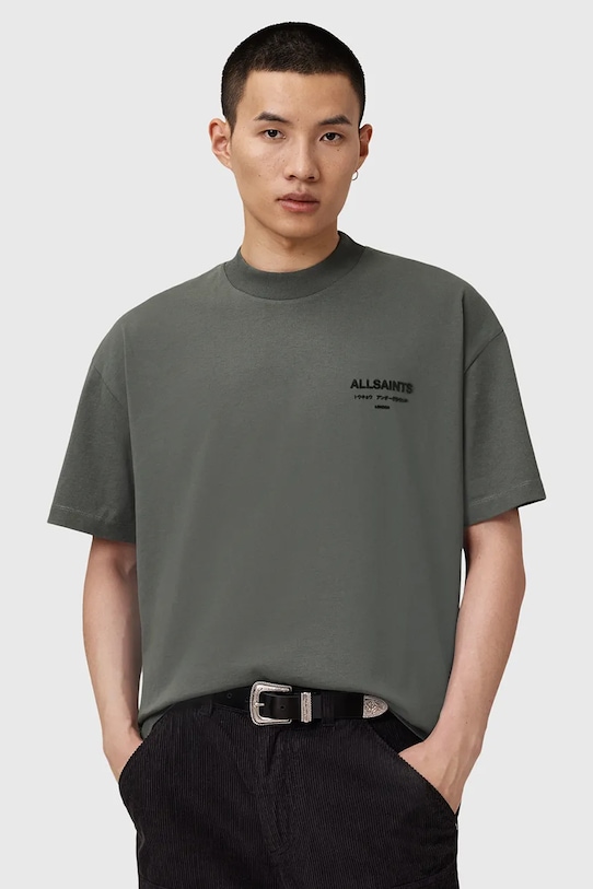 Футболка XANDER из хлопка Allsaints, зеленый
Футболка XANDER из хлопка Allsaints, зеленый