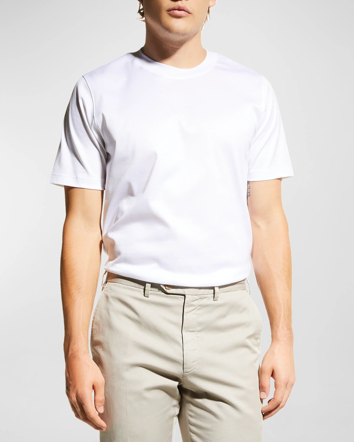 Мужская футболка из роскошного джерси Eton, цвет White
Мужская футболка из роскошного джерси Eton, цвет White