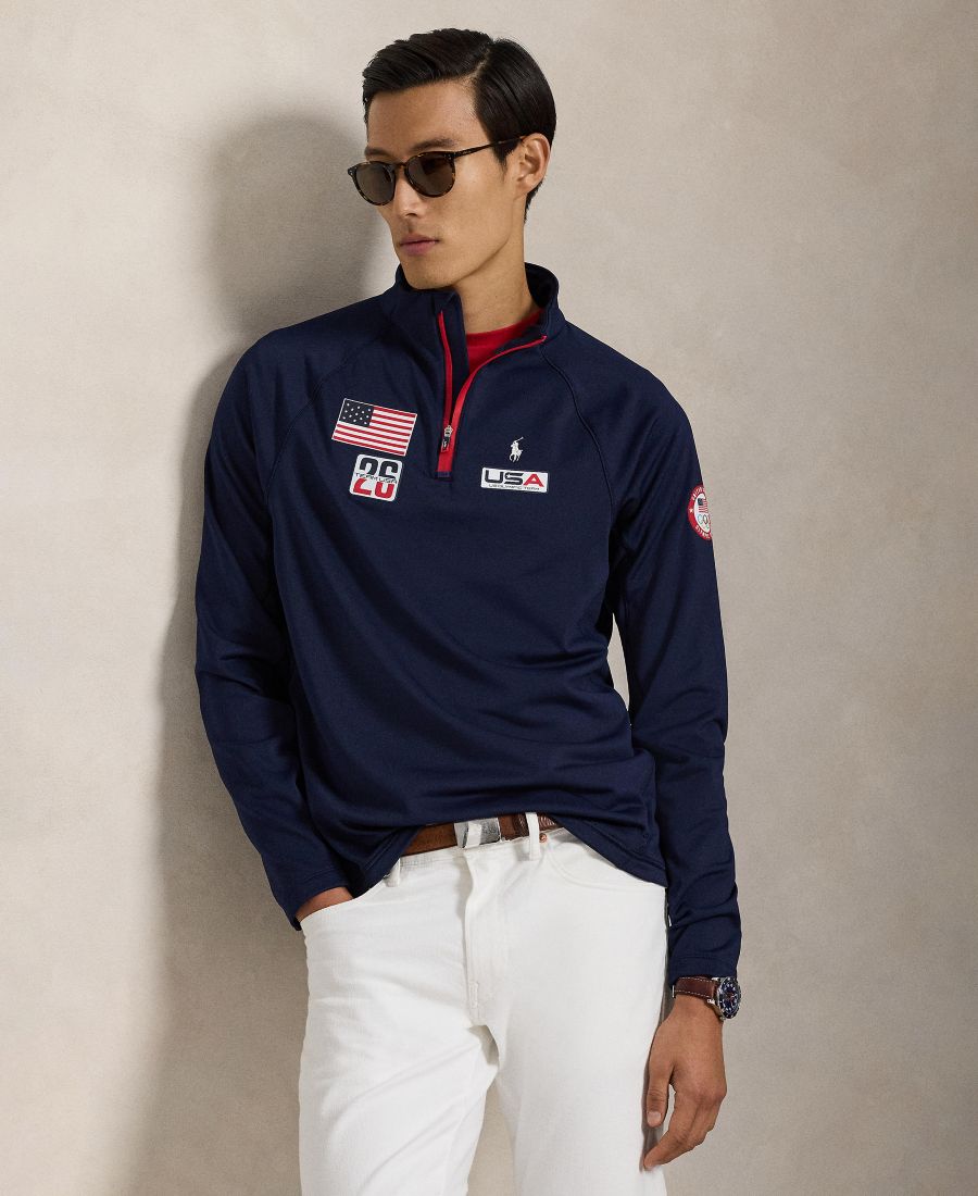 Мужской флисовый пуловер с символикой сборной США Polo Ralph Lauren, Refined Navy
Мужской флисовый пуловер с символикой сборной США Polo Ralph Lauren, Refined Navy