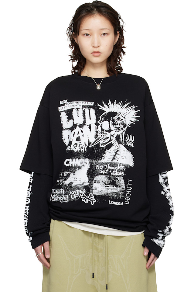 Lu'U Dan Черная двухслойная футболка, Черный, Lu'U Dan Черная двухслойная футболка
Lu'U Dan Черная двухслойная футболка, Черный, Lu'U Dan Черная двухслойная футболка