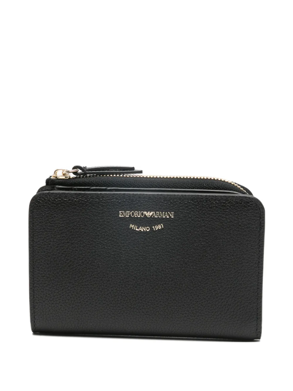 Кожаный кошелек на молнии Emporio Armani, черный
Кожаный кошелек на молнии Emporio Armani, черный
