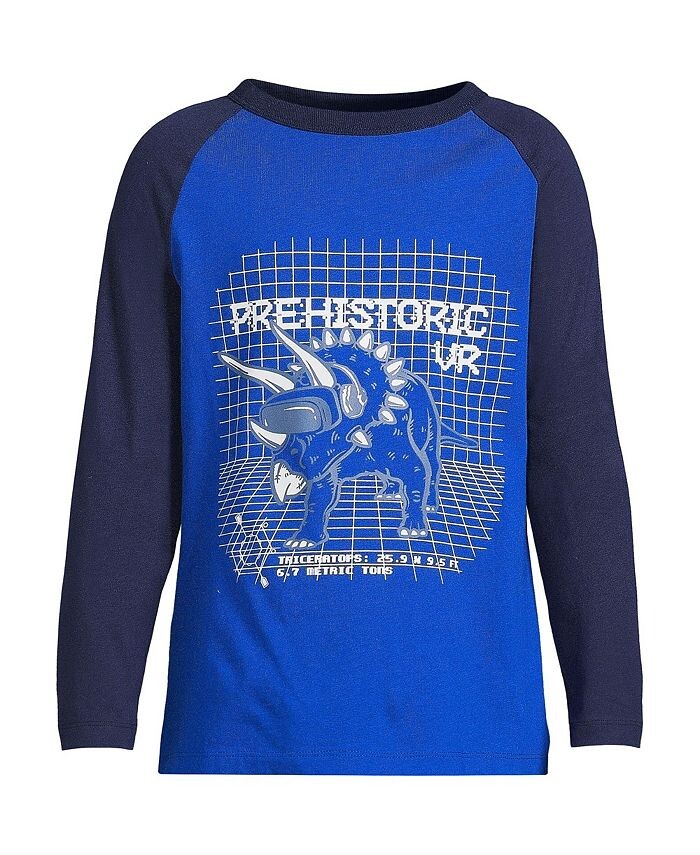 Детская футболка реглан с графическим рисунком для мальчиков Lands' End, мультиколор
Детская футболка реглан с графическим рисунком для мальчиков Lands' End, мультиколор