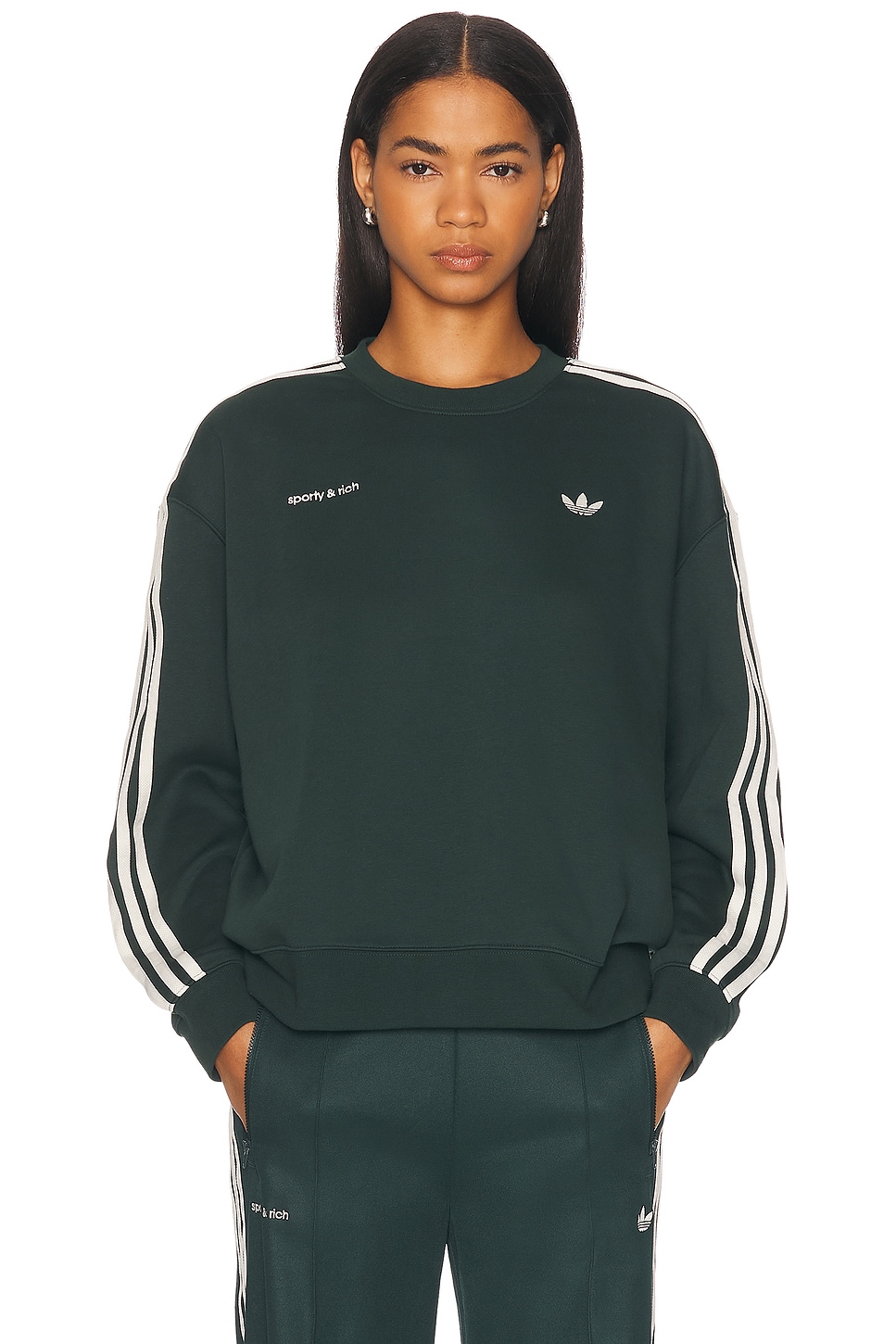 Спортивный свитшот Sporty & Rich Adidas Originals, Green
Спортивный свитшот Sporty & Rich Adidas Originals, Green