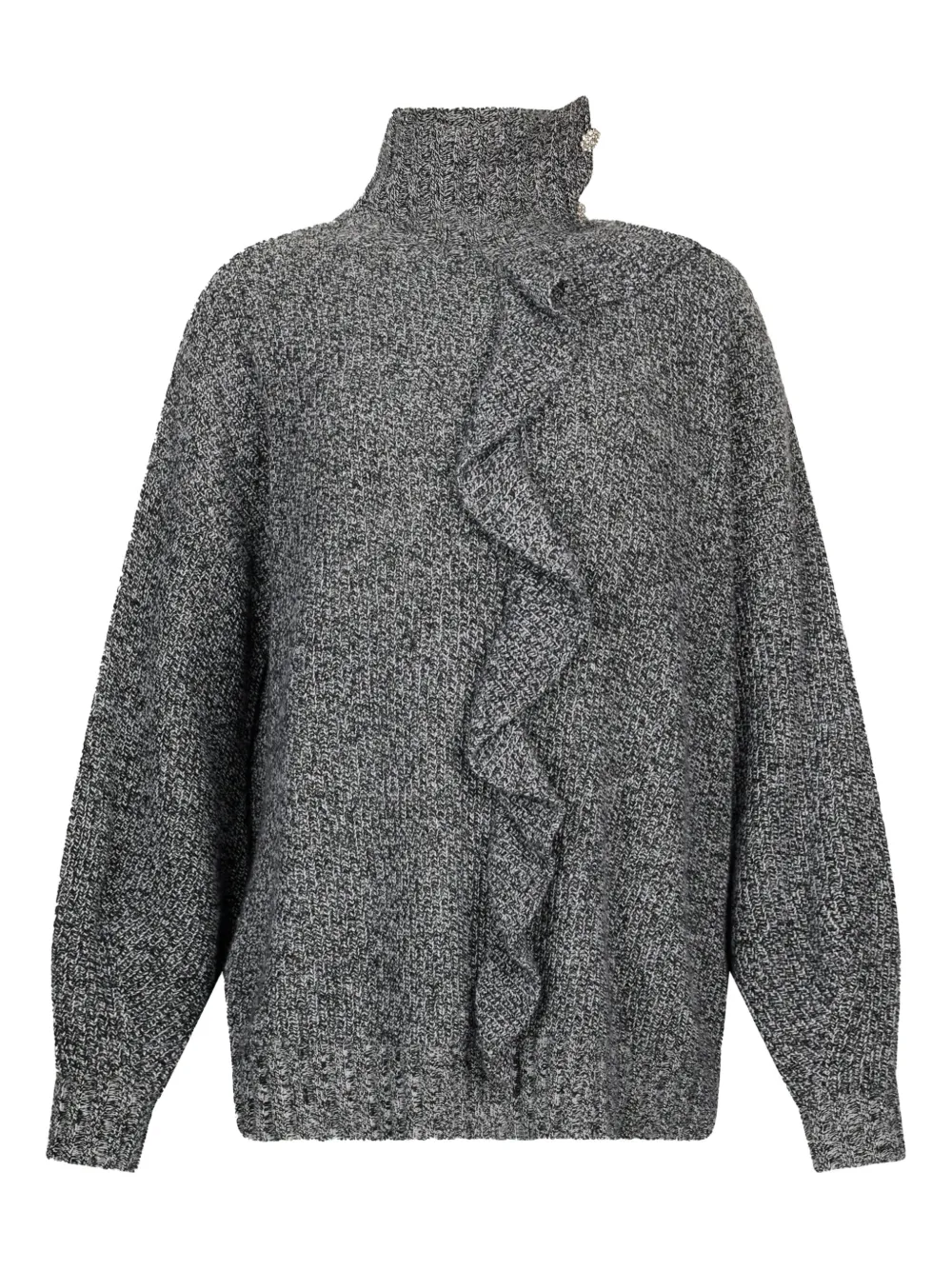 Свитер с высоким воротником и оборками LIU JO, черный
Свитер с высоким воротником и оборками LIU JO, черный