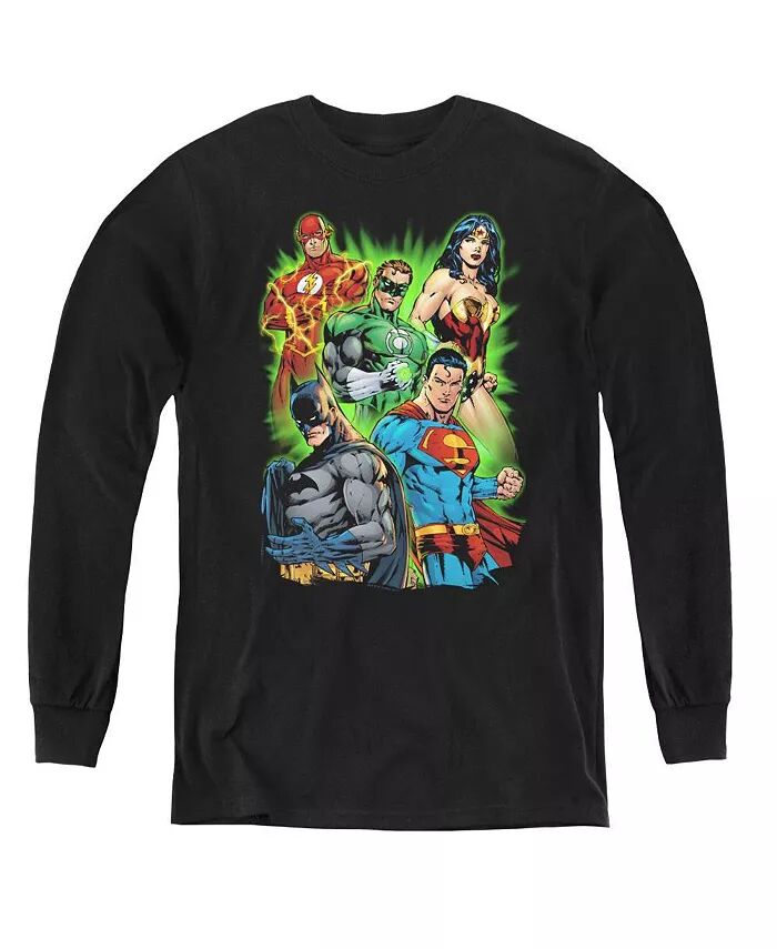 Свитшот с длинными рукавами Boys of America Youth Will Power Justice League, черный
Свитшот с длинными рукавами Boys of America Youth Will Power Justice League, черный