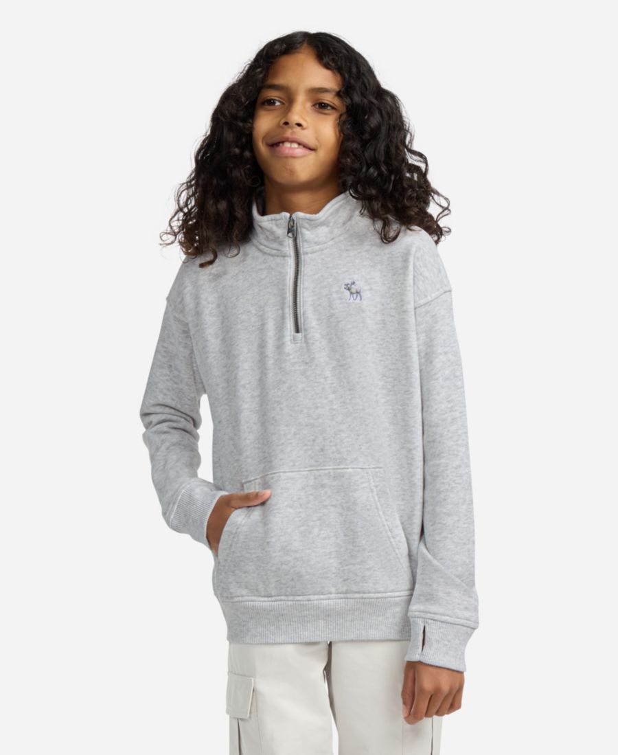 Детская флисовая толстовка Essential с застежкой-молнией до середины груди abercrombie kids, Gray Heather
Детская флисовая толстовка Essential с застежкой-молнией до середины груди abercrombie kids, Gray Heather