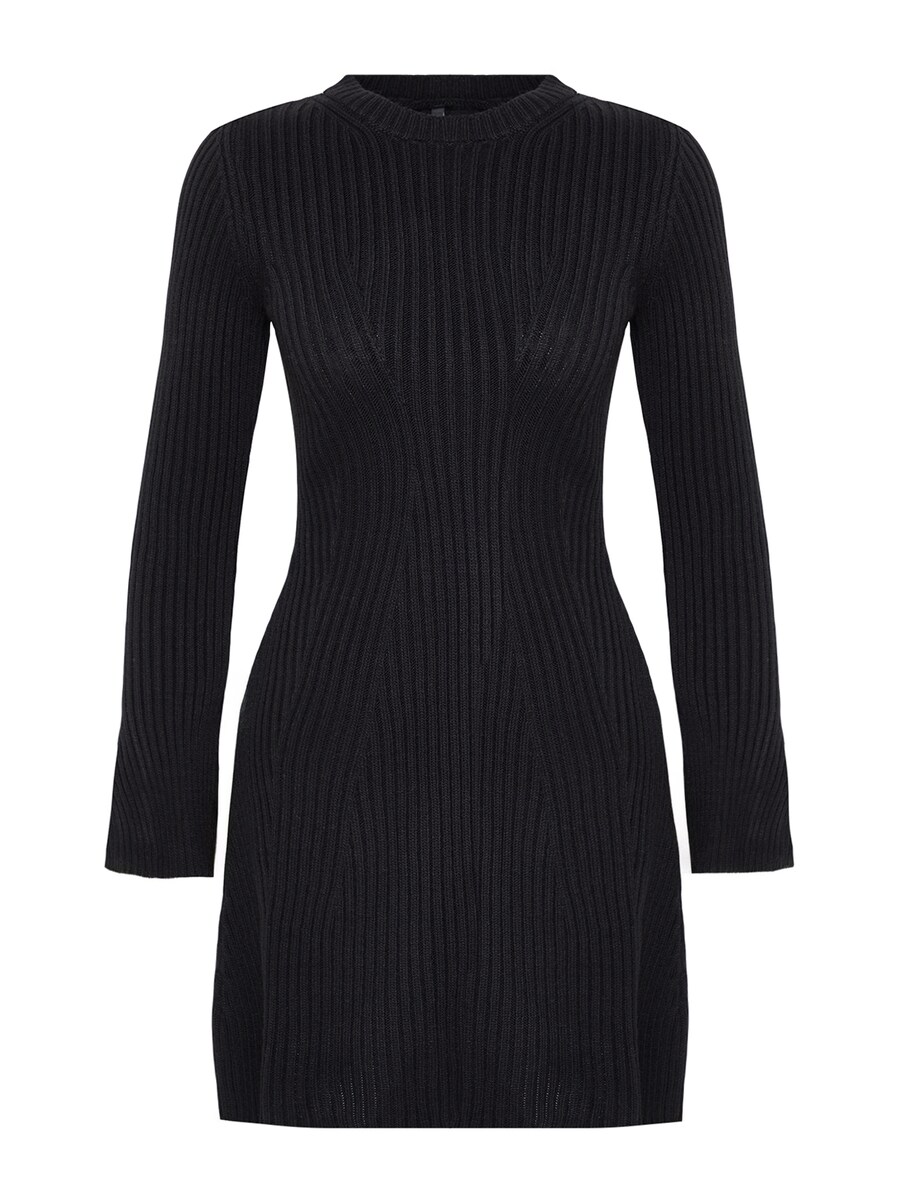 Вязаное платье Trendyol, черный
Вязаное платье Trendyol, черный