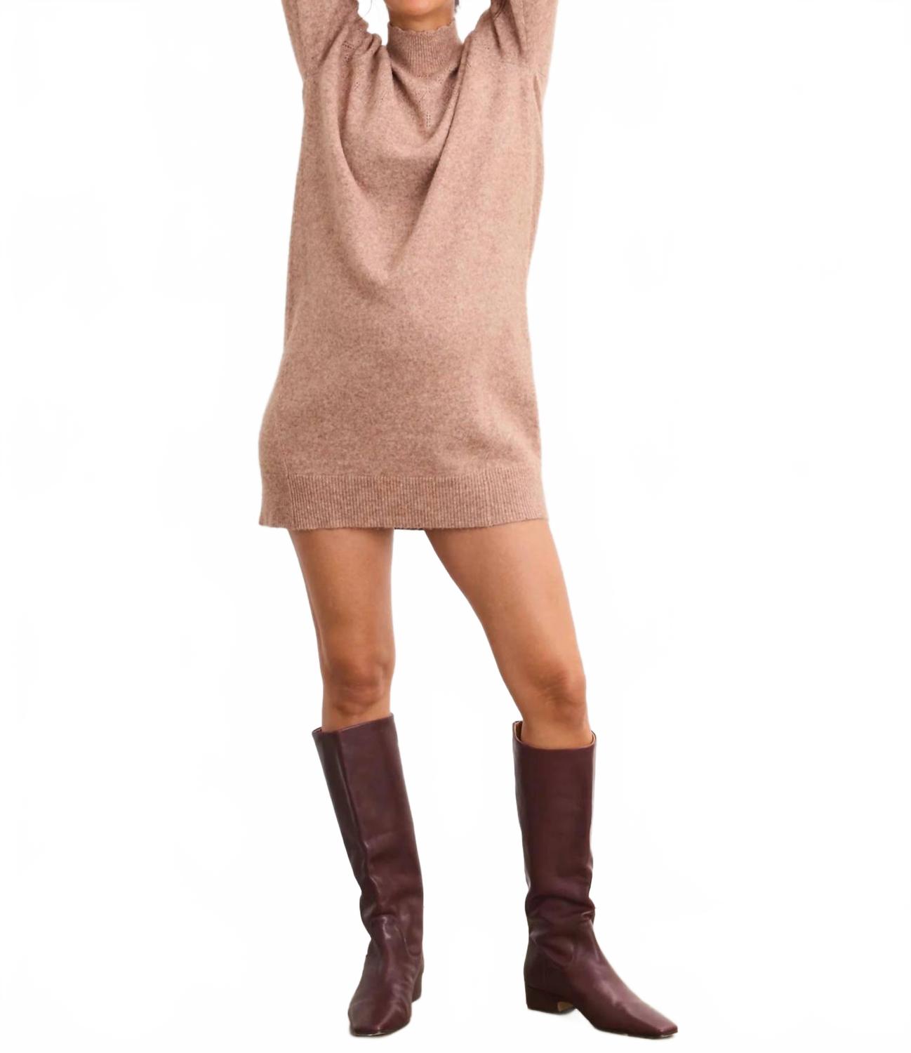 Уютное мини-платье Pointelle Poise цвета мокко Hatch, мокко
Уютное мини-платье Pointelle Poise цвета мокко Hatch, мокко