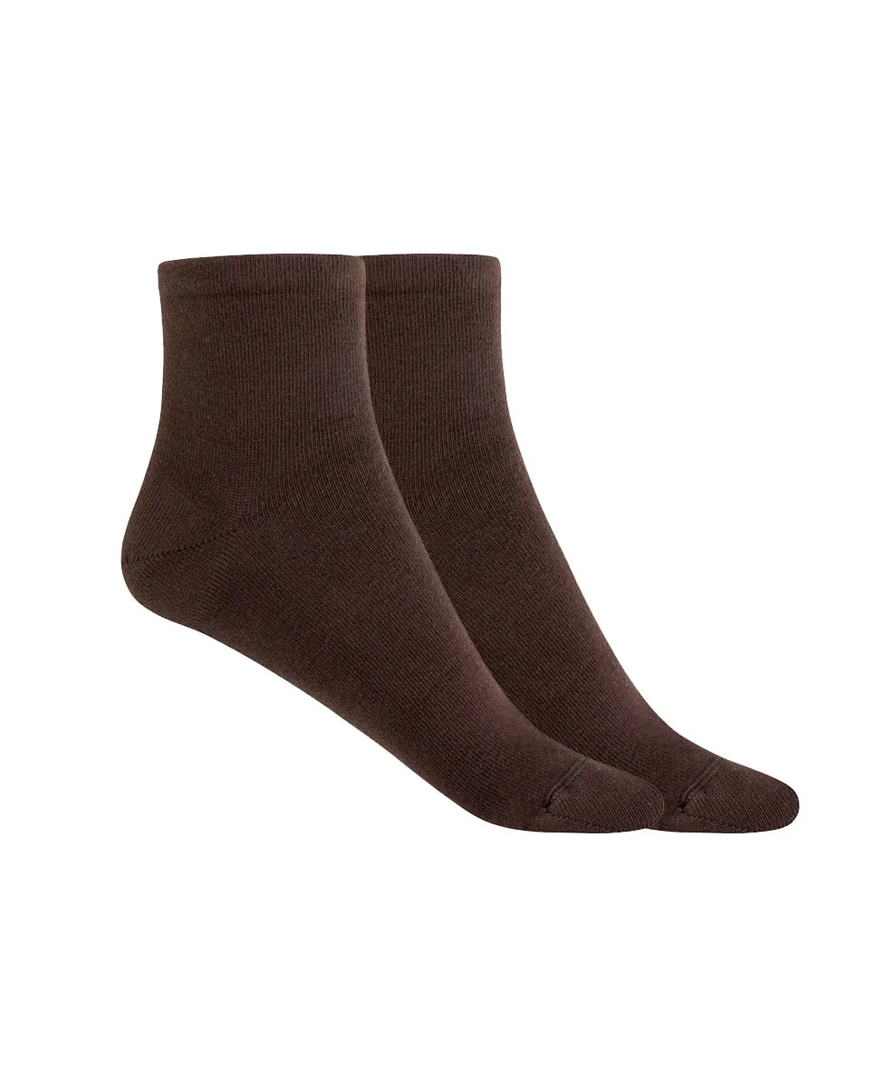 Набор из 2 пар женских бамбуковых носков однотонных Punto Blanco, темно-коричневый
Набор из 2 пар женских бамбуковых носков однотонных Punto Blanco, темно-коричневый