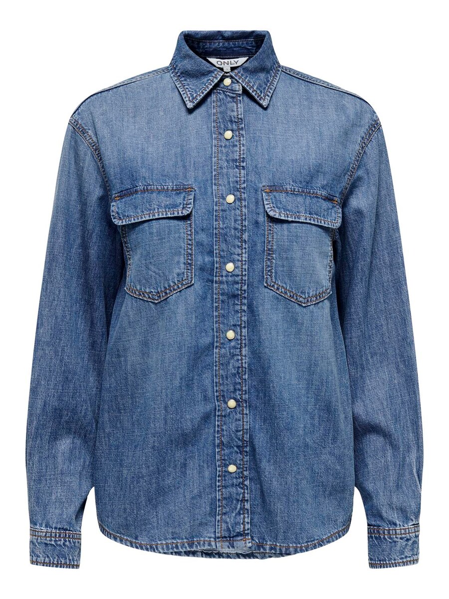 Блузка ONLY Blouse ONLSevigny, синий деним
Блузка ONLY Blouse ONLSevigny, синий деним