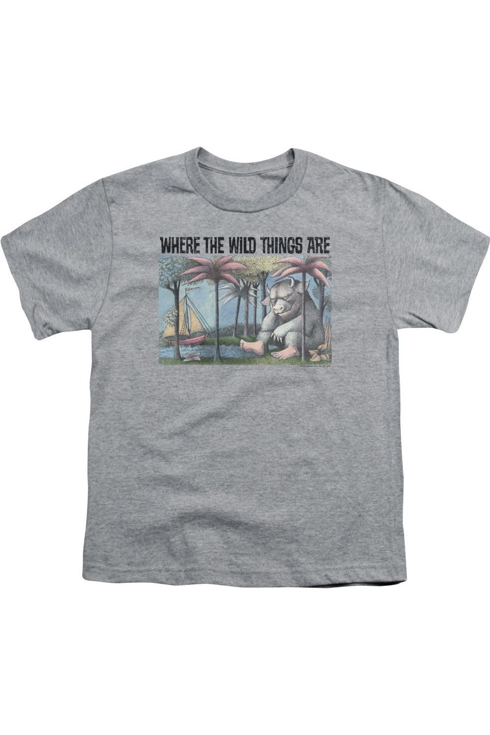 Футболка с принтом "Там, где живут чудовища" для детей Gildan, Athletic Heather
Футболка с принтом "Там, где живут чудовища" для детей Gildan, Athletic Heather