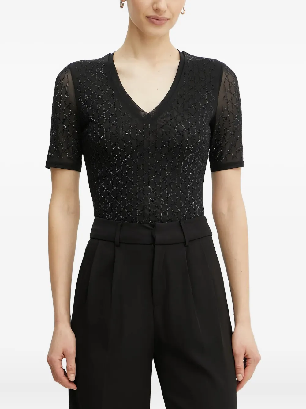 Футболка aria с v-образным вырезом MARCIANO by GUESS, черный
Футболка aria с v-образным вырезом MARCIANO by GUESS, черный