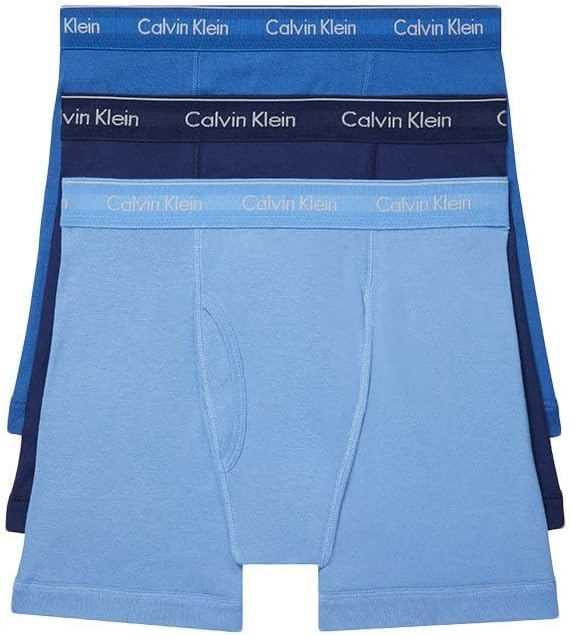 Комплект из 3 мужских боксеров Calvin Klein Cotton Classics, Medieval Blue, Minnow, Blue Bay
Комплект из 3 мужских боксеров Calvin Klein Cotton Classics, Medieval Blue, Minnow, Blue Bay
