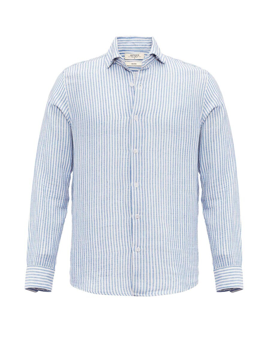 Рубашка на пуговицах стандартного кроя Antioch, голубой/белый
Рубашка на пуговицах стандартного кроя Antioch, голубой/белый