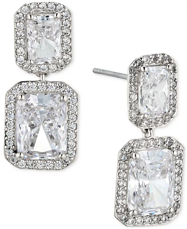 Серьги-Подвески с изумрудами и кубическим цирконием Eliot Danori, silver
Серьги-Подвески с изумрудами и кубическим цирконием Eliot Danori, silver