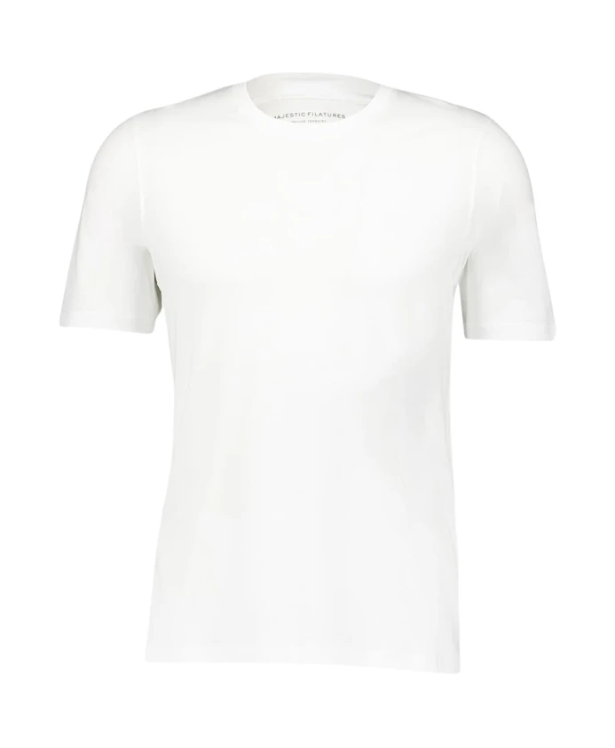 Белая футболка из лиоцеллового хлопка Majestic Filatures, белый
Белая футболка из лиоцеллового хлопка Majestic Filatures, белый